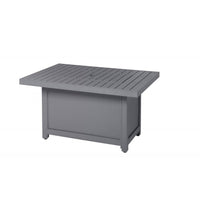 Napoleon Hamptons Grey Gas Fire Table, Rectangular HAMP1-GY - ExceptionalFire