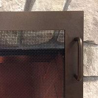 Steel Custom Single Panel Fireplace Screen Carolina Pond- Custom Size - ExceptionalFire