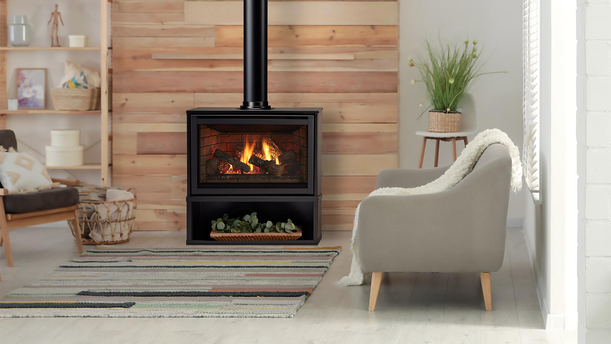 Majestic Trilliant Freestanding 30" Direct Vent Freestanding Gas Stove