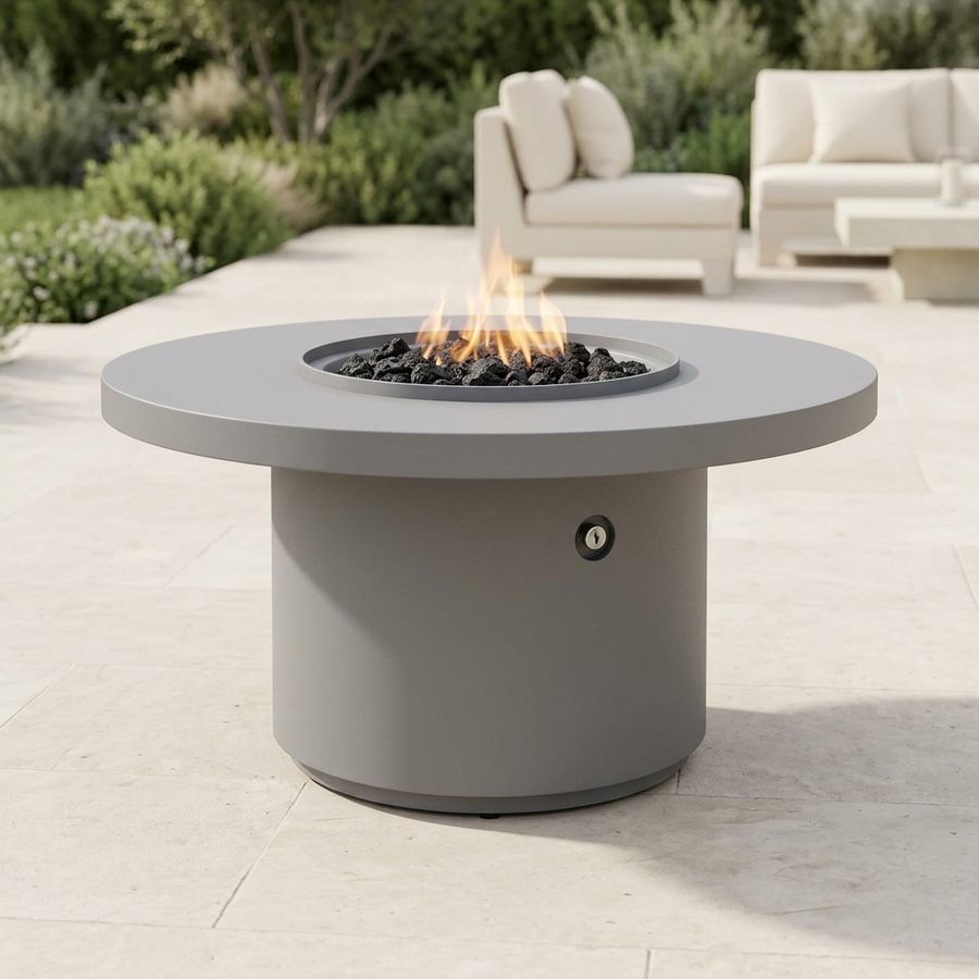 The Outdoor Plus 48" Coastline Fire Pit — 24" Tall — Powder Coat