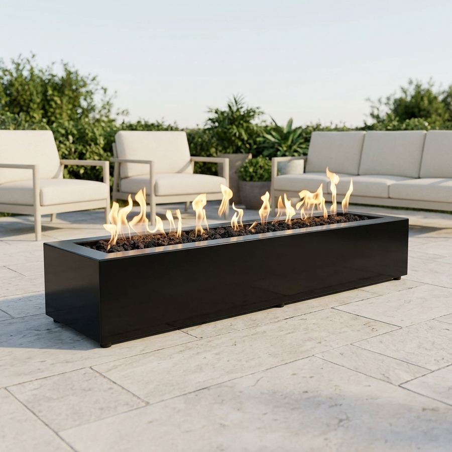 The Outdoor Plus 60" Eaves Fire Pit — Powder Coat