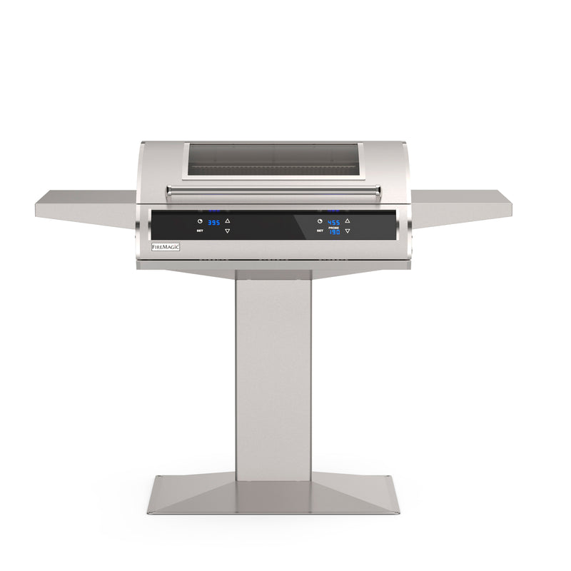 Fire Magic EL500s Patio Post Electric Grill — Dual-Zone Digital Control with Magic View Window — manufacturer view 1
