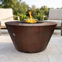 The Outdoor Plus 48" Martillo Fire Pit — Hammered Copper — alternate view