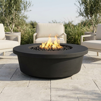 The Outdoor Plus 48" Tempe Fire Pit — GFRC — Plug & Play — alternate view