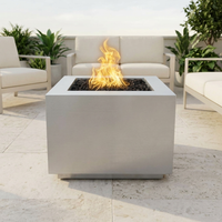 The Outdoor Plus 30" Forma Fire Pit — Stainless Steel — alternate view