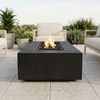 The Outdoor Plus 48" Regal Fire Pit — GFRC — Match Lit — alternate view