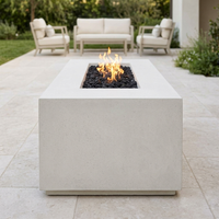 The Outdoor Plus 60" Pismo Fire Pit — GFRC — Match Lit w/ Flame Sense — alternate view