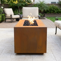 The Outdoor Plus 48" Pismo Fire Pit — Corten Steel — alternate view