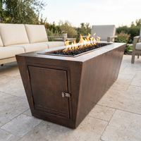 The Outdoor Plus 60" Mesa Fire Pit — Hammered Copper — alternate view