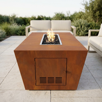 The Outdoor Plus 48" Mesa Fire Pit — Corten Steel — alternate view
