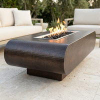 The Outdoor Plus 48" La Jolla Fire Pit — Hammered Copper — alternate view