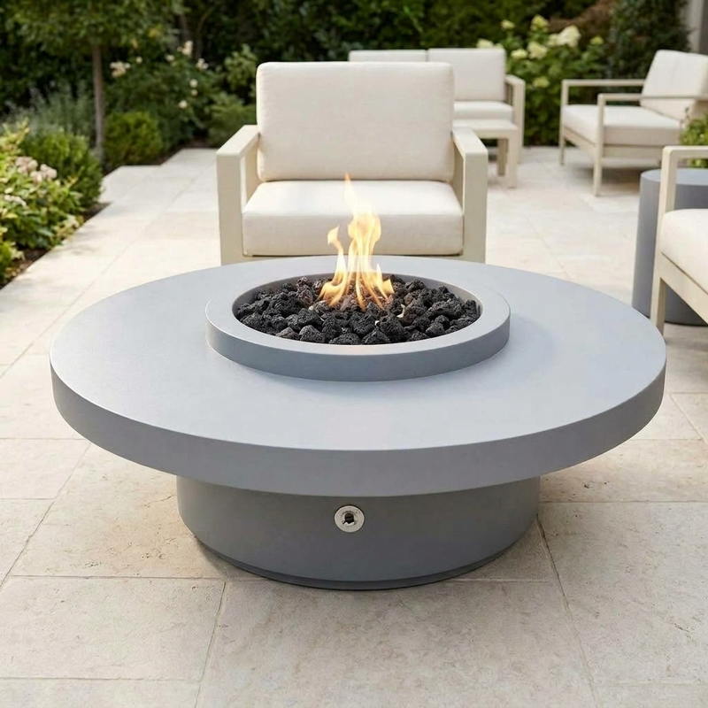 The Outdoor Plus 60" Coastline Fire Pit — 24" Tall — Powder Coat — alternate view