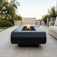The Outdoor Plus 60" La Jolla Fire Pit — Powder Coat — alternate view
