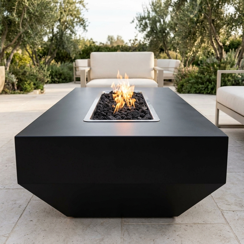 The Outdoor Plus 48" Moderno Fire Pit — Powder Coat — alternate view