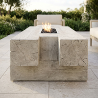 The Outdoor Plus 60" Palo Fire Pit — Wood Grain — alternate view