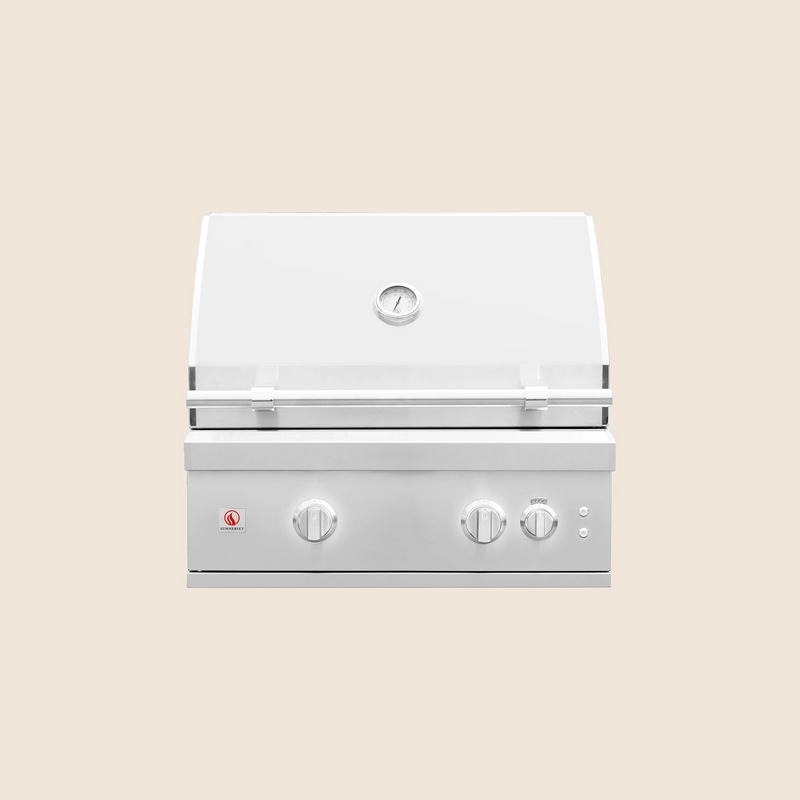 Summerset Quest 30-Inch Built-In Gas Grill — lid closed, manufacturer photograph