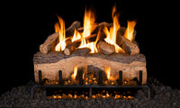 33" Mountain Crest Split Oak Vented Gas Log Set | Real Fyre