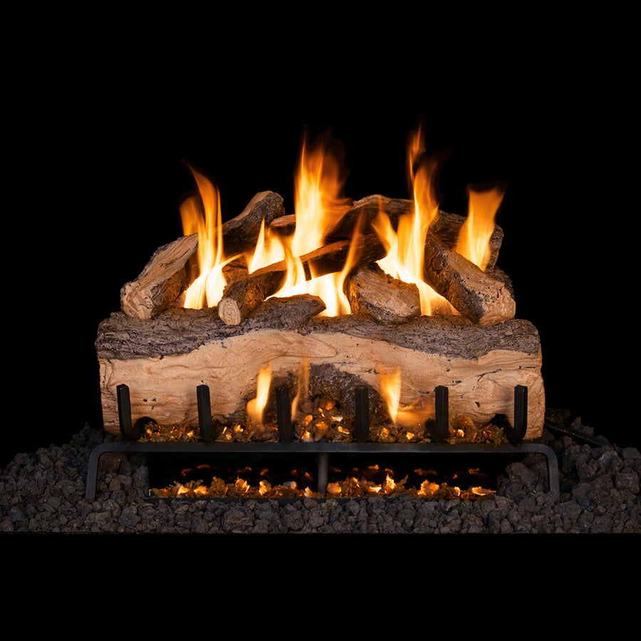 Mountain Crest Split Oak Vented Gas Log Set