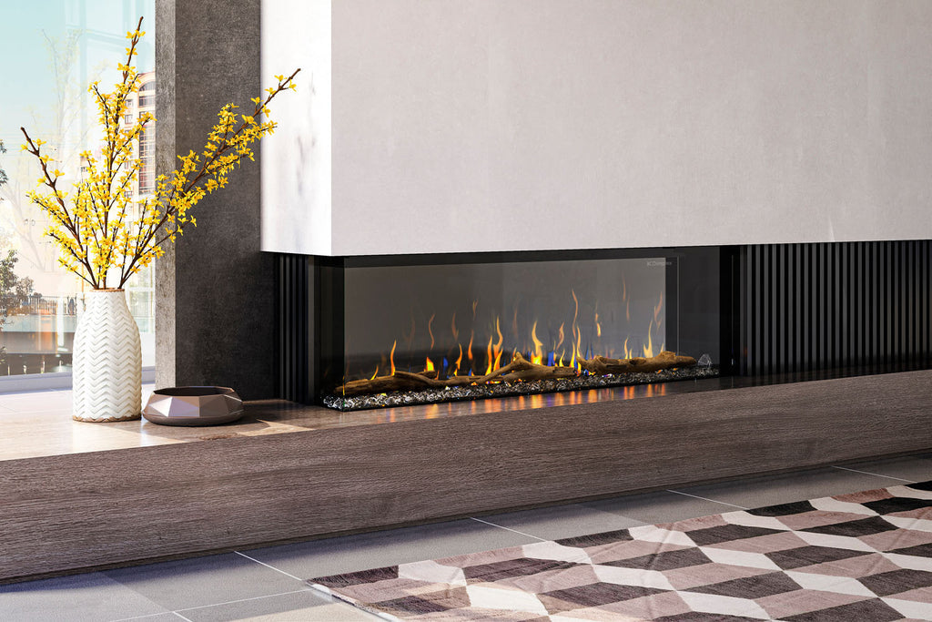 Dimplex IgniteXL Bold 88" Smart Linear Multi-Side View Built-In Electric Fireplace - Model XLF8817-XD