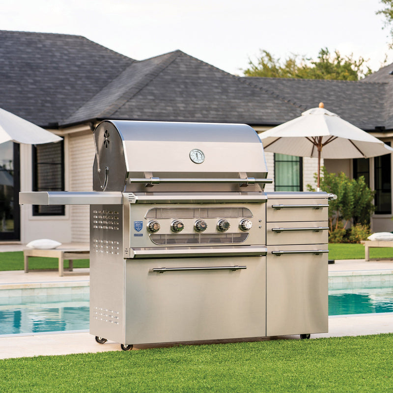 American Made Grills Muscle 36-Inch Freestanding Hybrid Grill — manufacturer view 10