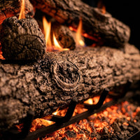 12" Golden Oak Vented Gas Log Set | Real Fyre