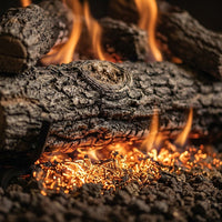 48" Oak Designer Plus Vented Gas Log Set | Real Fyre