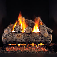 12-inch Oak Designer Plus Vented Gas Log Set by Real Fyre