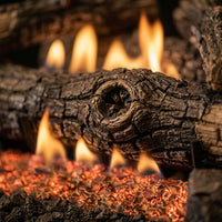 16" Evening Fyre Charred ST Ventless Gas Logs | Real Fyre