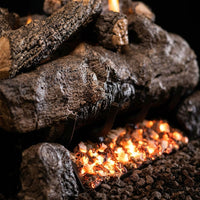 16" Evening Fyre See-Through Ventless Gas Log Set-16 | Real Fyre