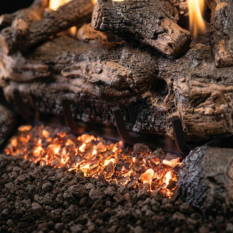 16" Evening Fyre Split See-Through Ventless Gas Logs | Real Fyre