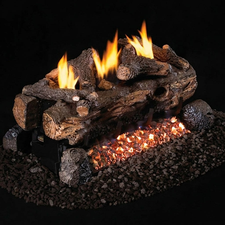 16" Evening Fyre Split See-Through Ventless Gas Logs