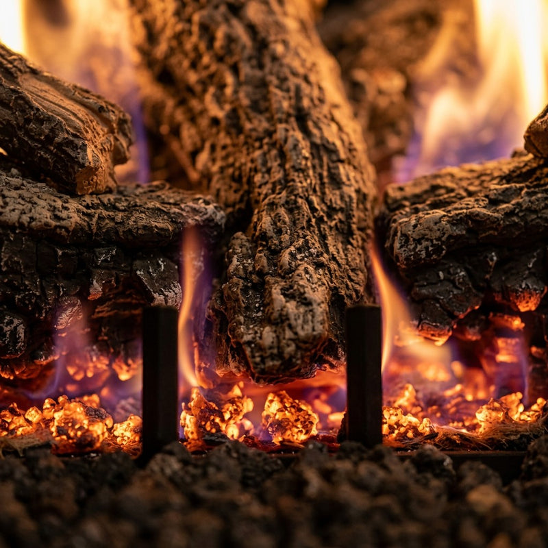 16" Evening Fyre Split ST Ventless Gas Logs | Real Fyre