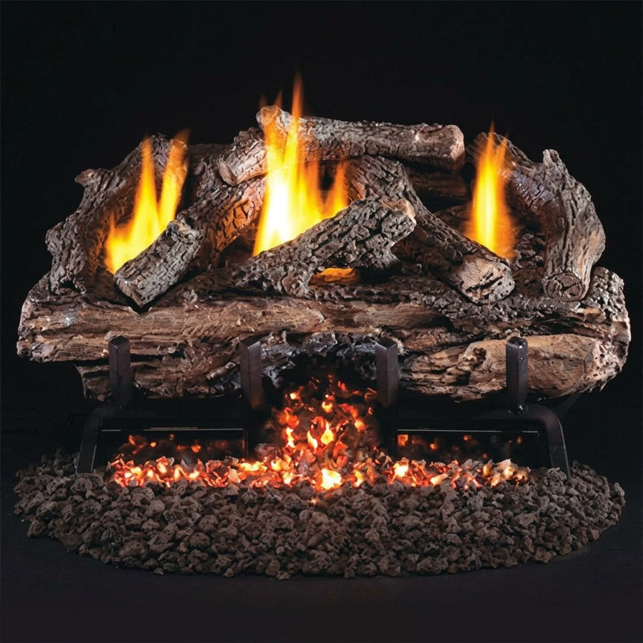 Peterson Charred Aged Split Outdoor Ventless Gas Logs