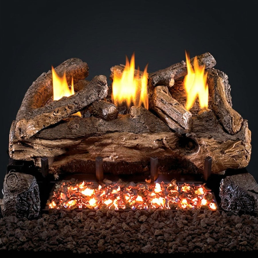 Peterson Evening Fyre Split Refractory Ventless Gas Logs