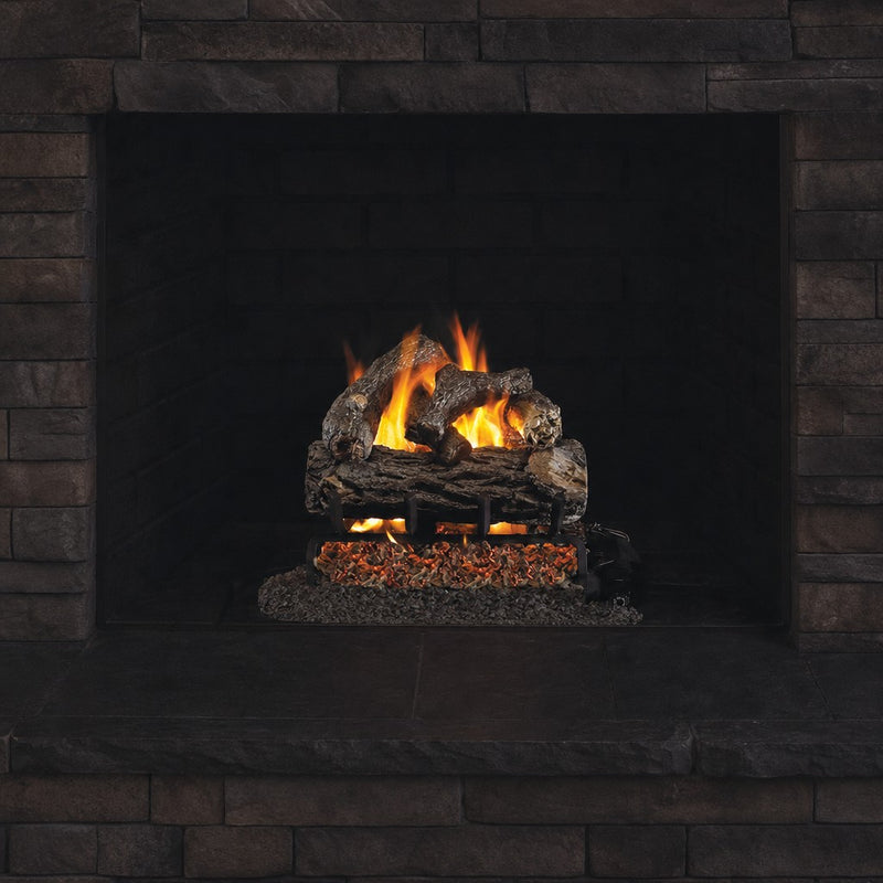 16" Golden Oak Designer Plus ANSI Vented Gas Log Set | Real Fyre