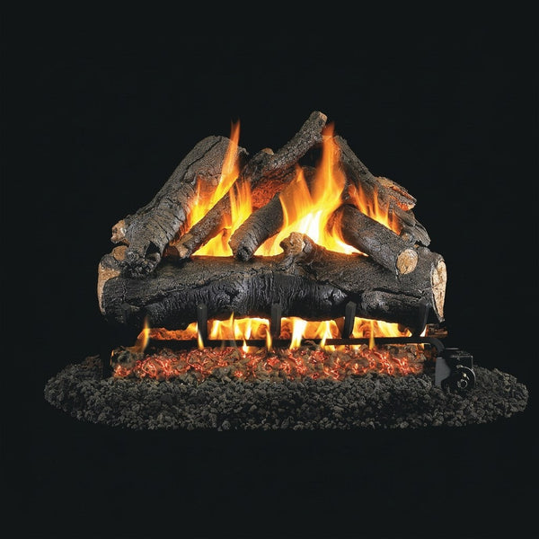 24-inch American Oak ANSI Vented Gas Log Set by Real Fyre