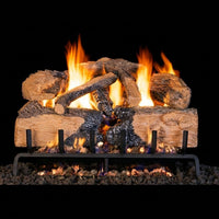 18-inch Charred Angel Split Oak Outdoor Vented Gas Log Set by Real Fyre