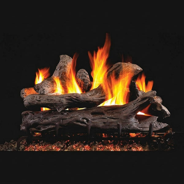 30-inch Coastal Driftwood Outdoor Vented Gas Log Set by Real Fyre