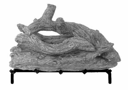 Real Fyre 18" Coastal Driftwood See-Through Vented Gas Log Set — original product reference. Arrangement and burner hardware vary by selected size and configuration.
