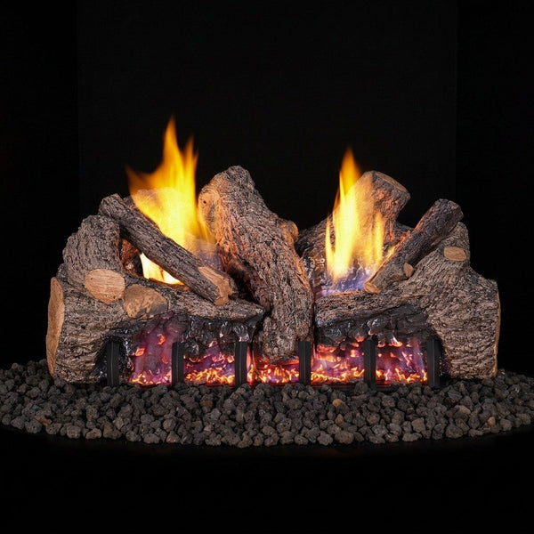 24-inch Foothill Oak Ventless Gas Log Set by Real Fyre
