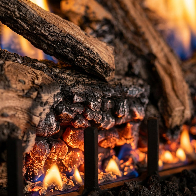 18" Foothill Split Oak Ventless Gas Log Set | Real Fyre