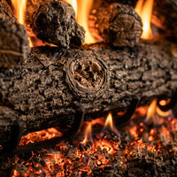 30" Golden Oak Outdoor Vented Gas Log Set | Real Fyre