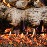 18" Mountain Birch Outdoor Vented Gas Log Set | Real Fyre