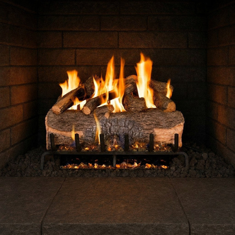 Mountain Crest Oak Vented Gas Log Set
