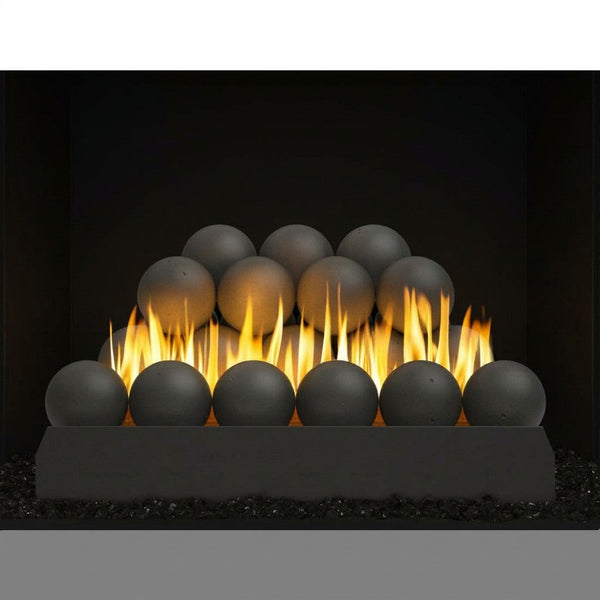 18-inch Peterson Epic Black Fireball Ventless Gas Logs by Real Fyre