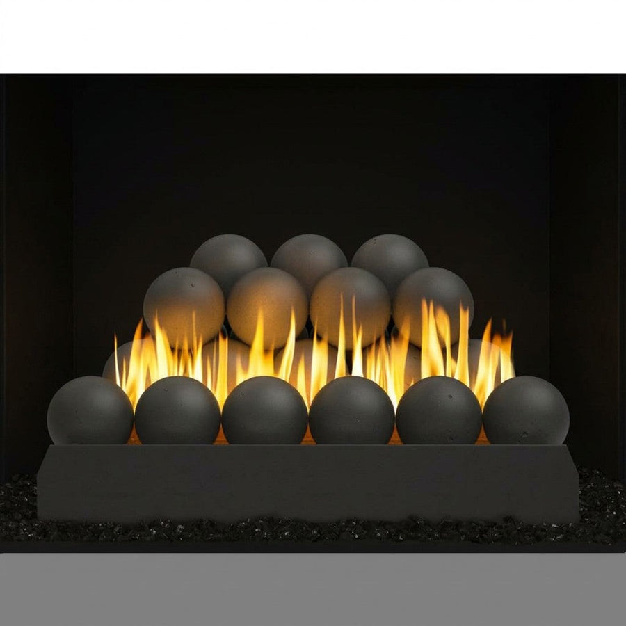 18" Peterson Epic Black Fireball Ventless Gas Logs