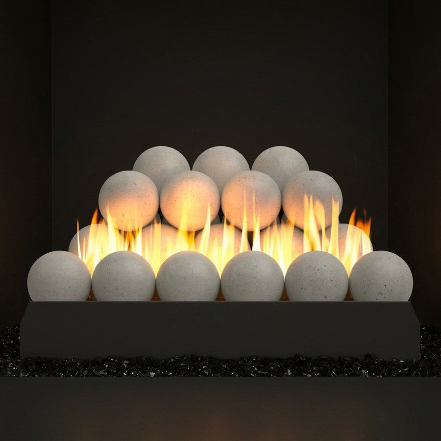 24" Peterson Gray Stone Fireball Ventless Gas Logs