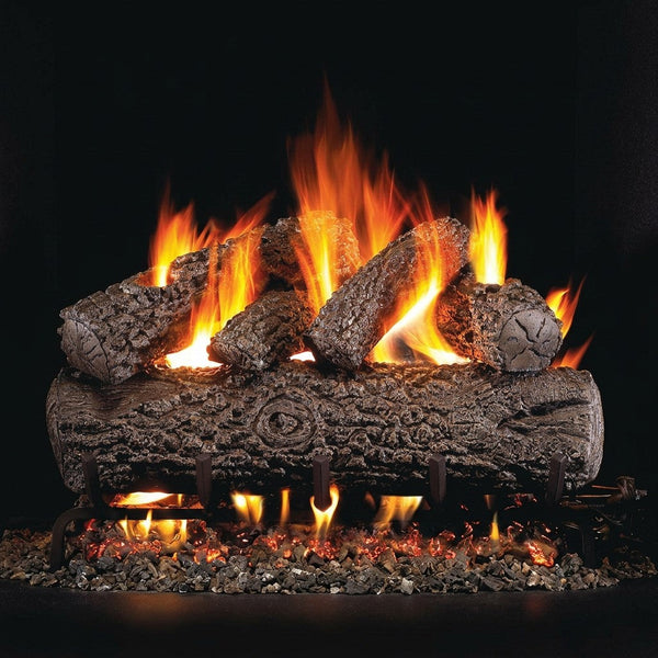 30-inch Post Oak Outdoor Vented Gas Log Set by Real Fyre