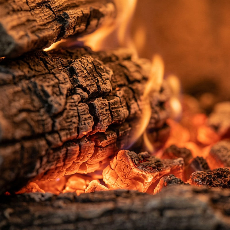 24" Rugged Oak Vented Gas Log Set | Real Fyre
