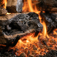 18" Rugged Split Oak Dsgnr See-Through Vented Gas Logs | Real Fyre